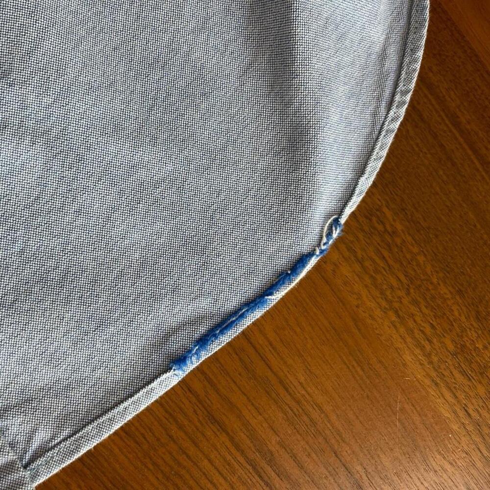 Zara Oversized Blue Cotton Shirt Dress - Picture 7 of 8